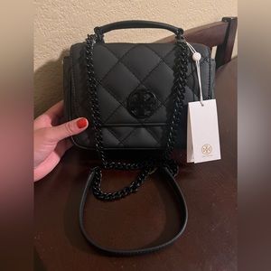 NWT Willa Matte Black Mini Tory Burch Bag